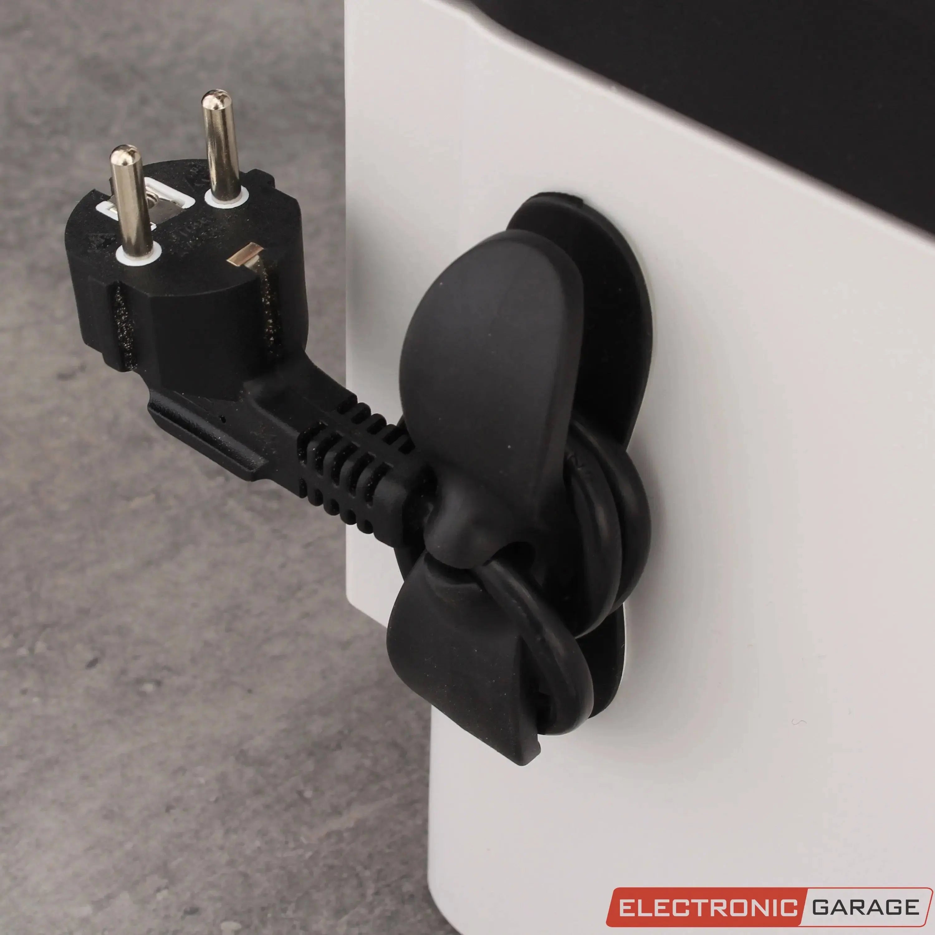 Kabelaufwickler Set | Farben: Schwarz, Grau, Weiß | Selbstklebend | Mit Klemmhalterung | 6 St - Electronic Garage