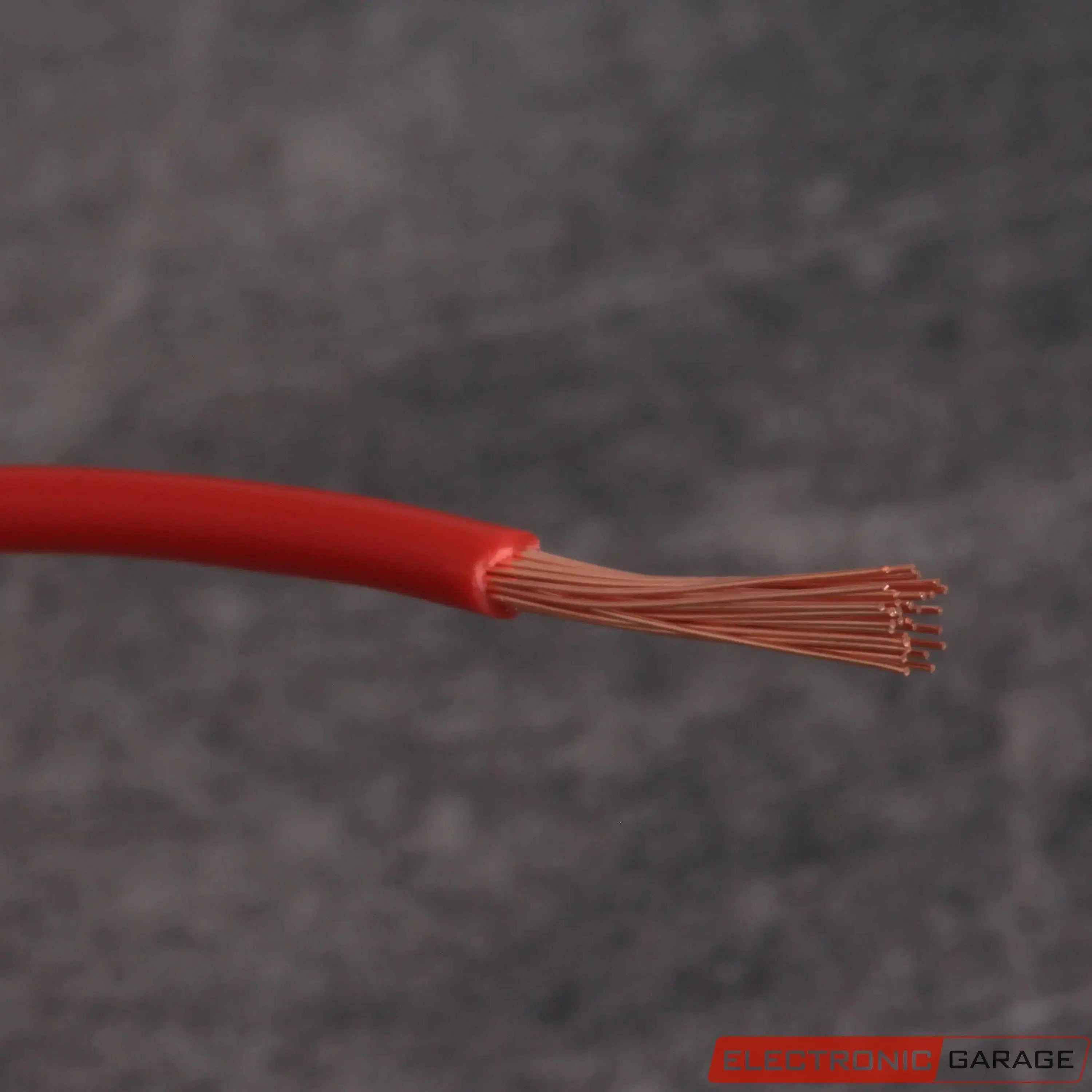 Schaltlitze auf Rolle | Querschnitt: 0,14 mm² | Farbe: Rot | Spuleninhalt: 50 m - Electronic Garage
